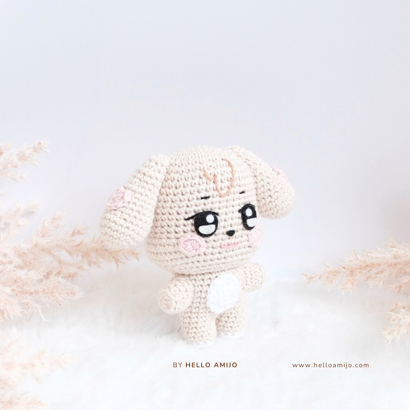 Lovely Puppy Amigurumi Crochet Pattern PDF