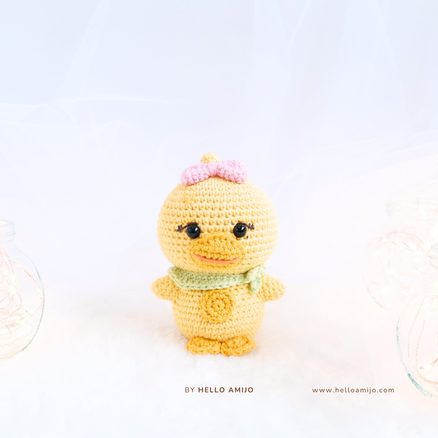 Pretty Duck Amigurumi Crochet Pattern PDF