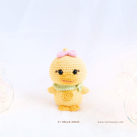 Pretty Duck Amigurumi Crochet Pattern PDF