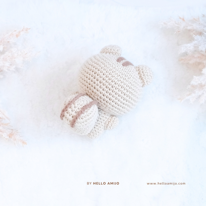 Pastel Squirrel Amigurumi Crochet Pattern PDF