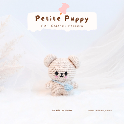 Petite Puppy Amigurumi Crochet Pattern PDF