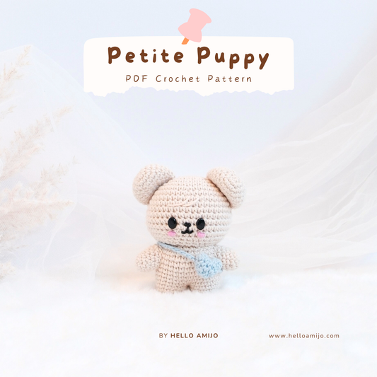 Petite Puppy Amigurumi Crochet Pattern PDF