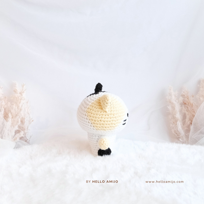 Chubby Calico Cat Amigurumi Crochet Pattern PDF