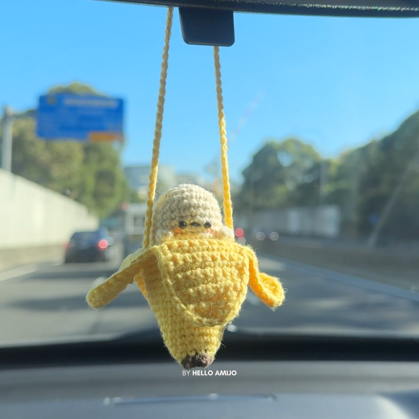 Banana Amigurumi Crochet Pattern PDF