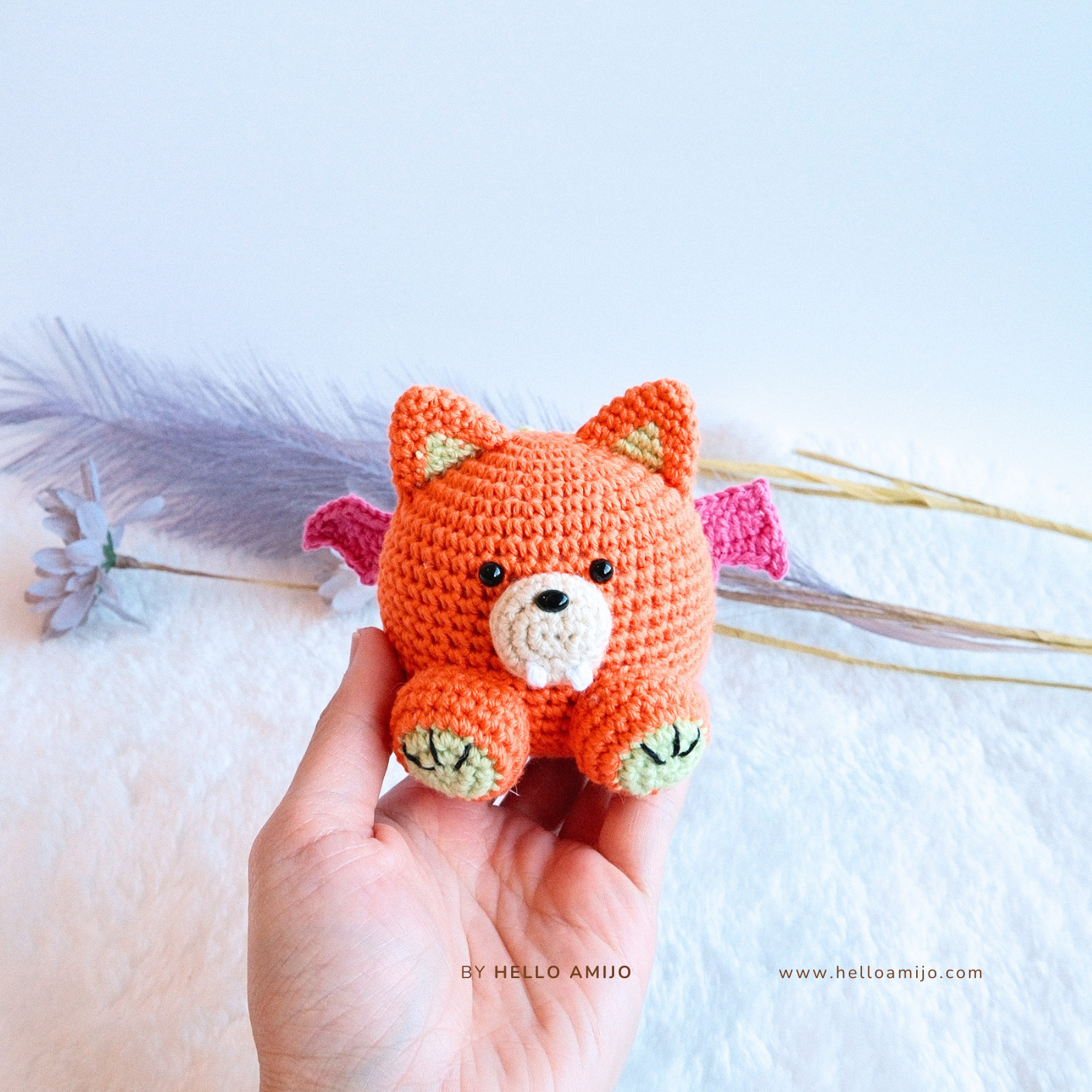 Halloween Vampire 7 Color in 1 Amigurumi Crochet Pattern PDF