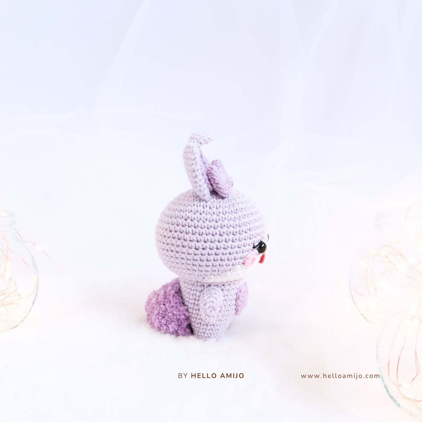 Pretty Bunny Amigurumi Crochet Pattern PDF