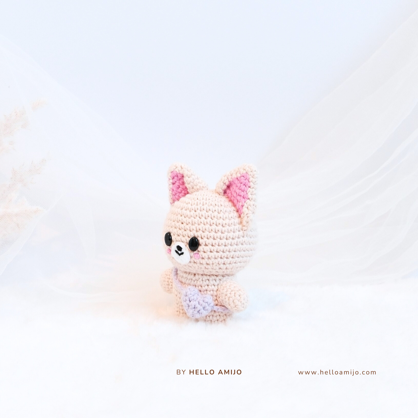 Petite Foxy Amigurumi Crochet Pattern PDF