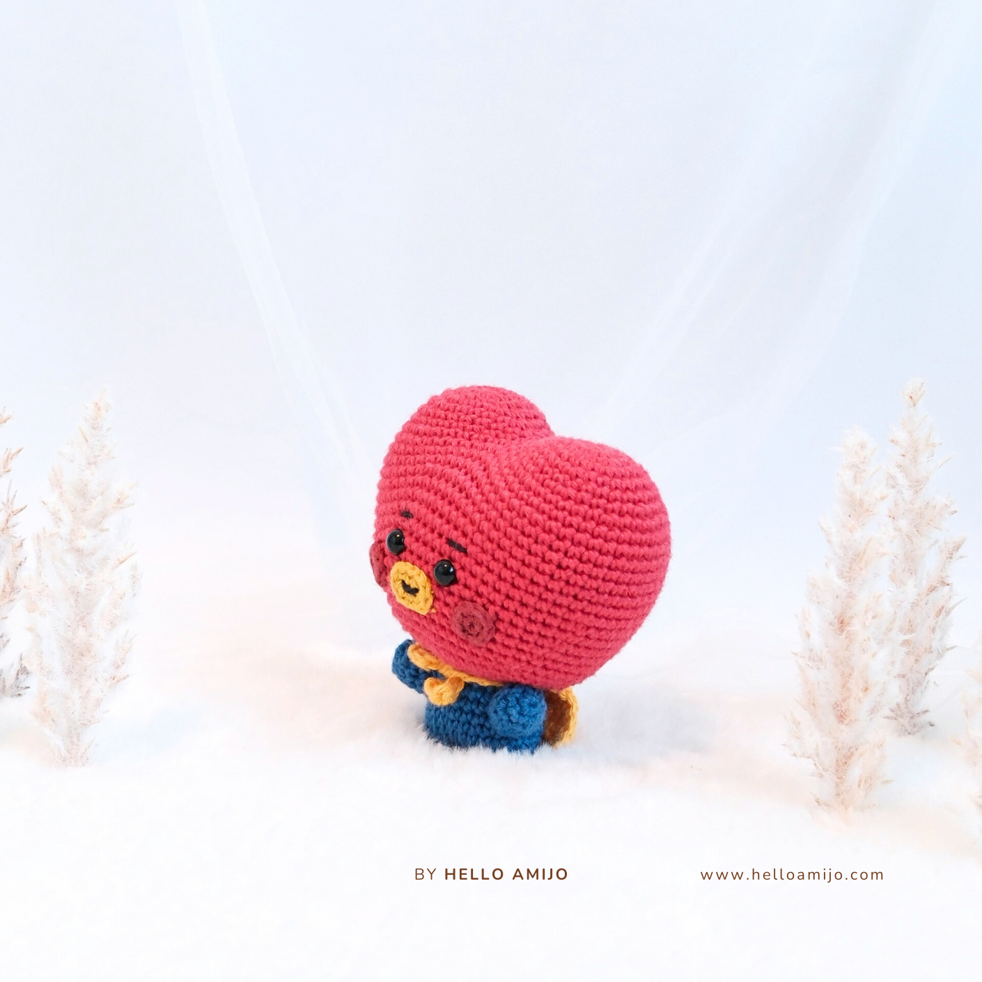 Cutie Heart Amigurumi Crochet Pattern PDF