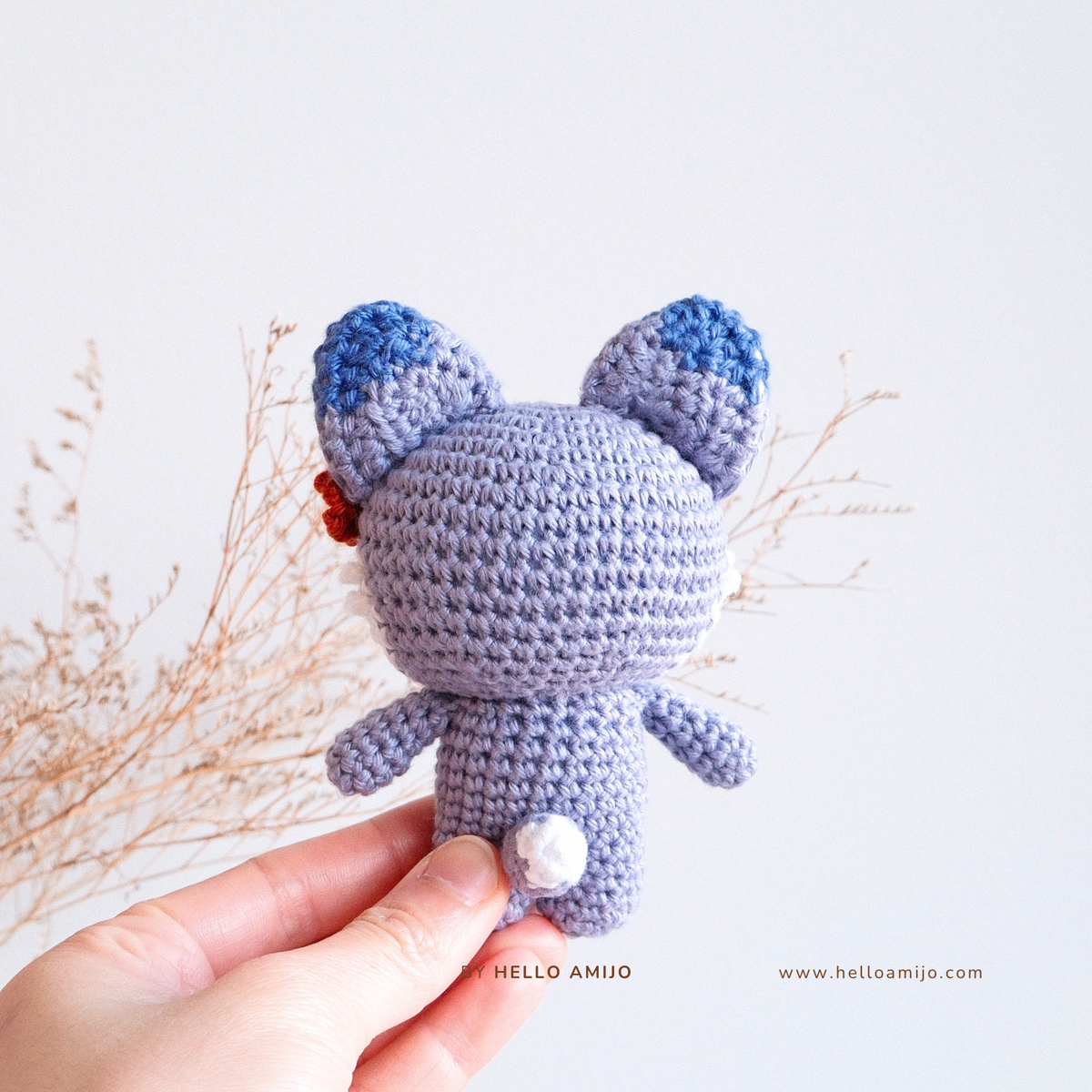Floral Fox Amigurumi Crochet Pattern PDF
