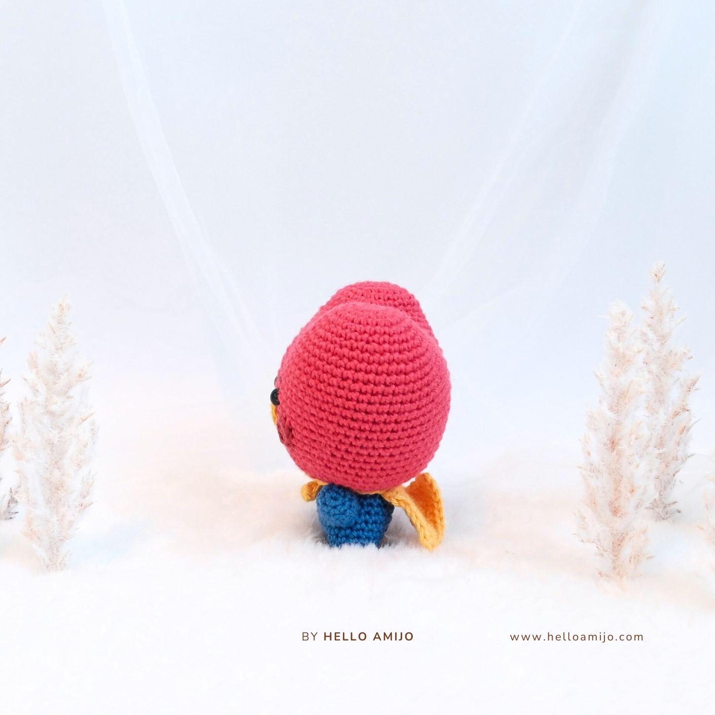 Cutie Heart Amigurumi Crochet Pattern PDF