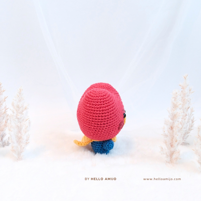 Cutie Heart Amigurumi Crochet Pattern PDF