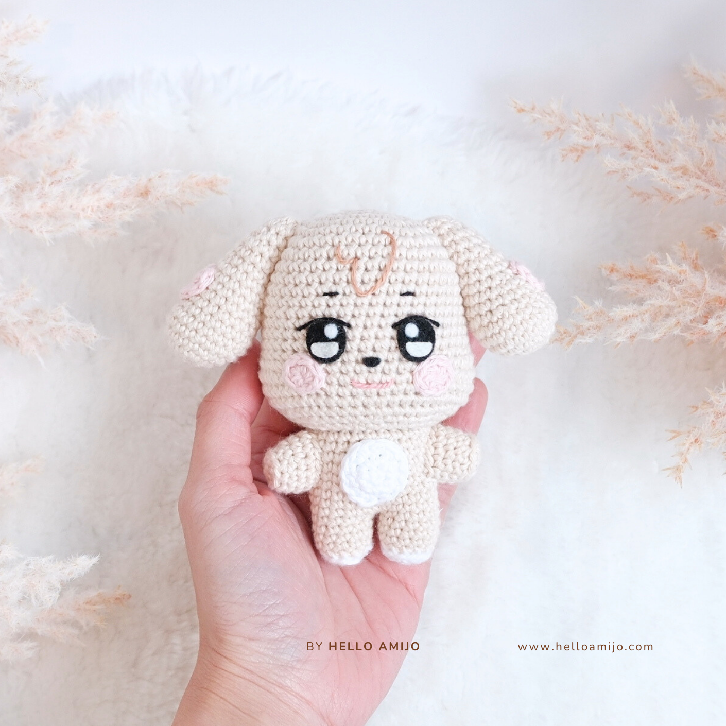 Lovely Puppy Amigurumi Crochet Pattern PDF