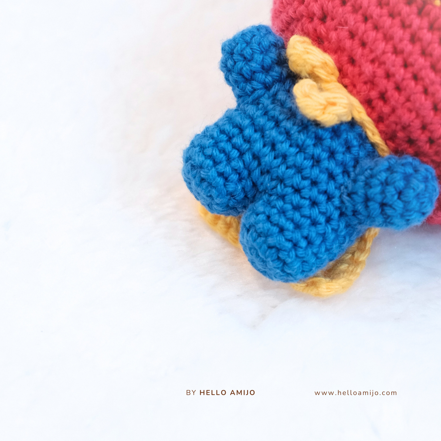 Cutie Heart Amigurumi Crochet Pattern PDF