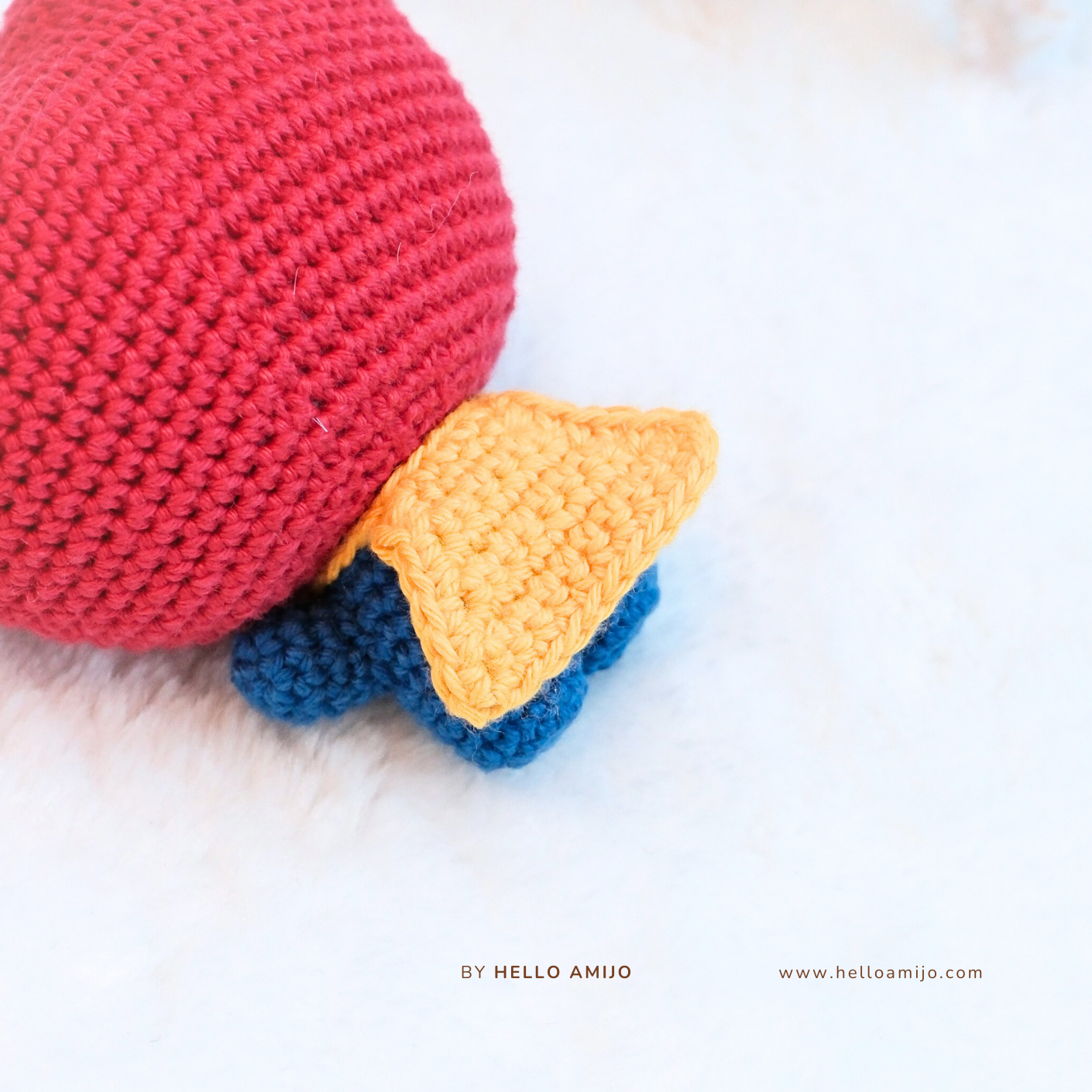 Cutie Heart Amigurumi Crochet Pattern PDF