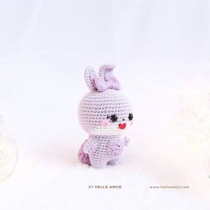 Pretty Bunny Amigurumi Crochet Pattern PDF