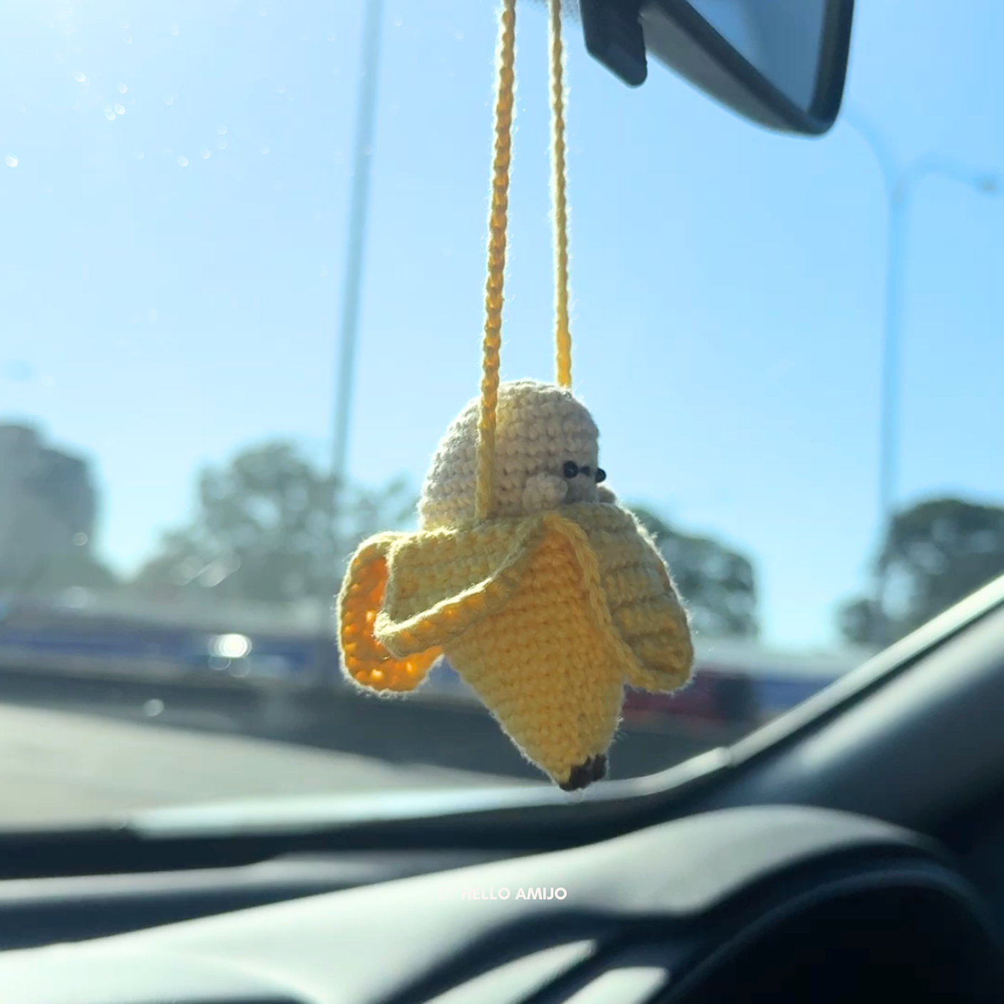Banana Amigurumi Crochet Pattern PDF