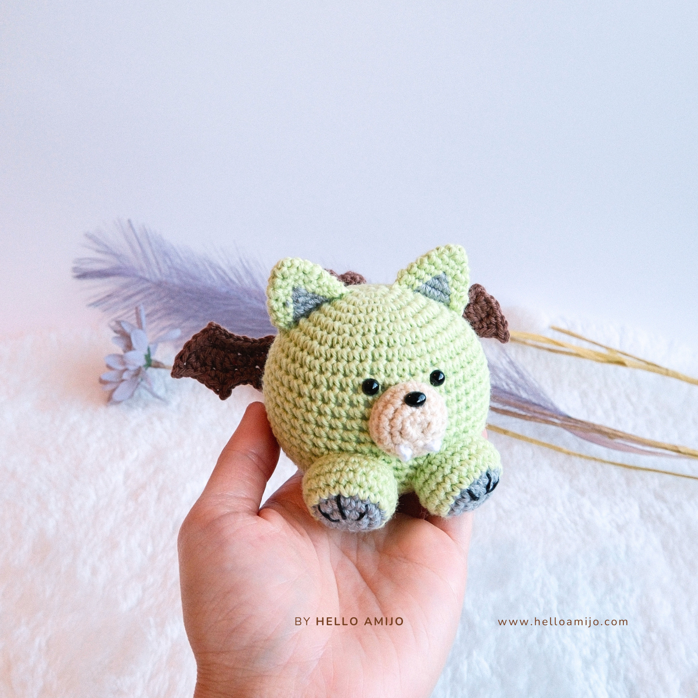 Halloween Vampire 7 Color in 1 Amigurumi Crochet Pattern PDF