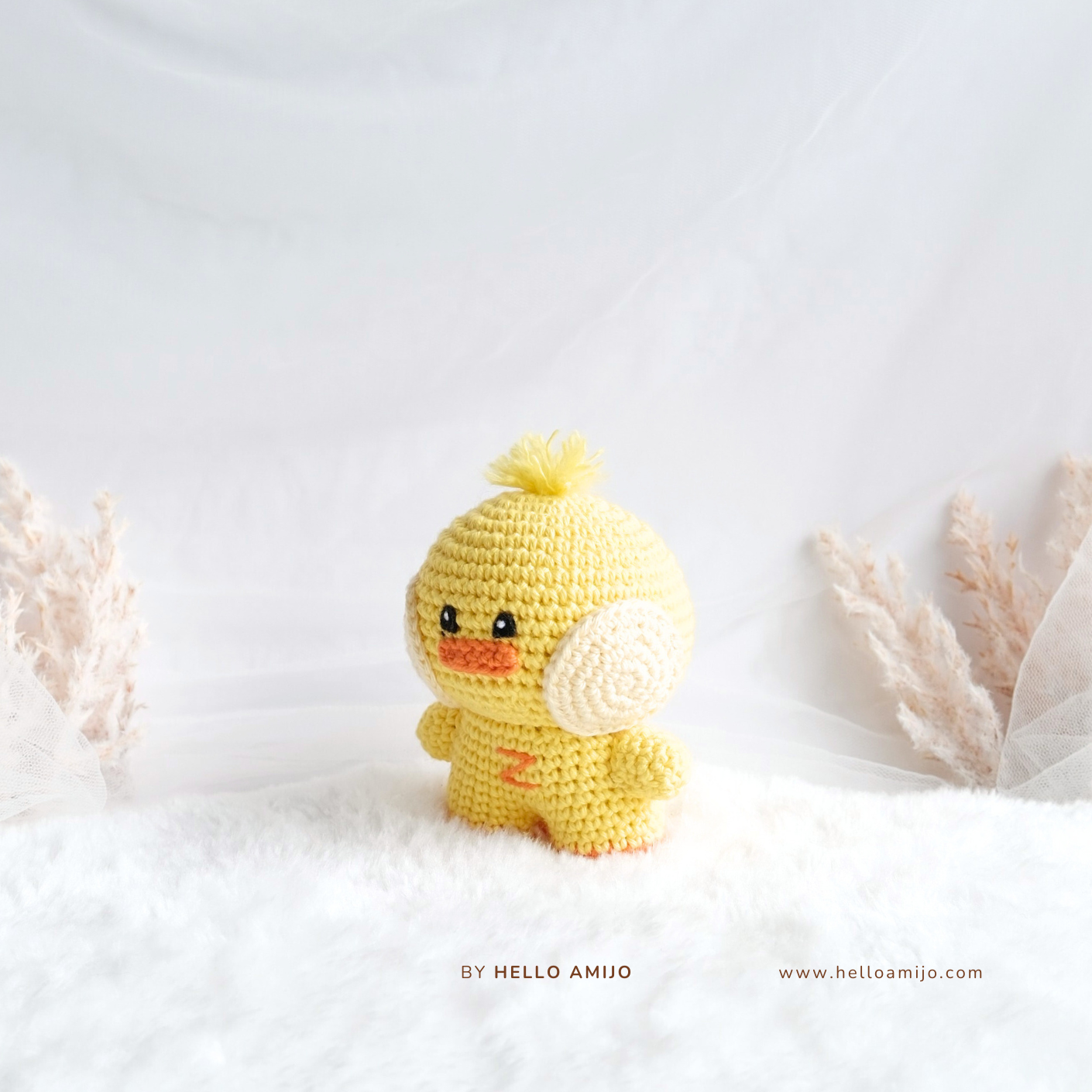 Chubby Duck Amigurumi Crochet Pattern PDF