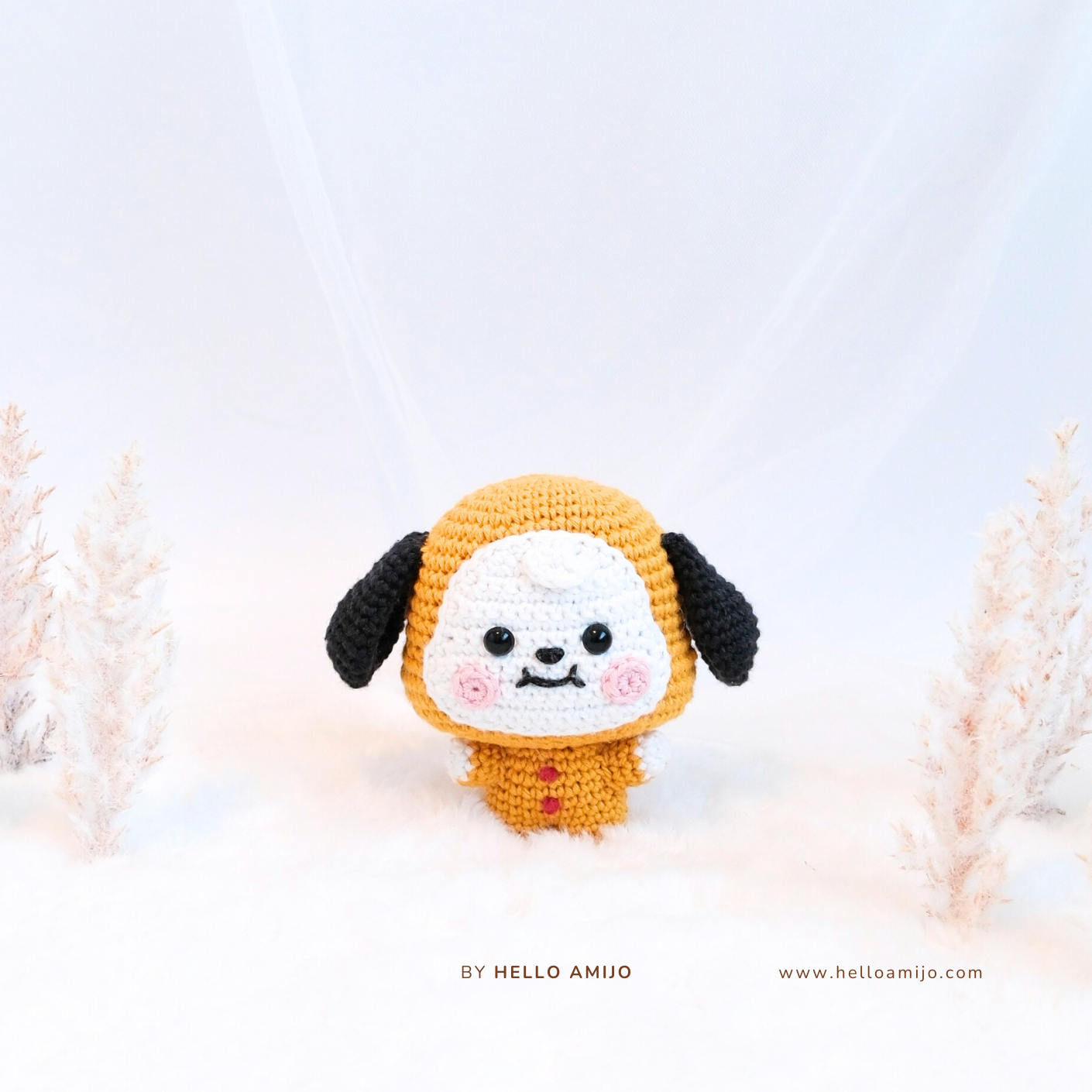 Cutie Puppy Amigurumi Crochet Pattern PDF