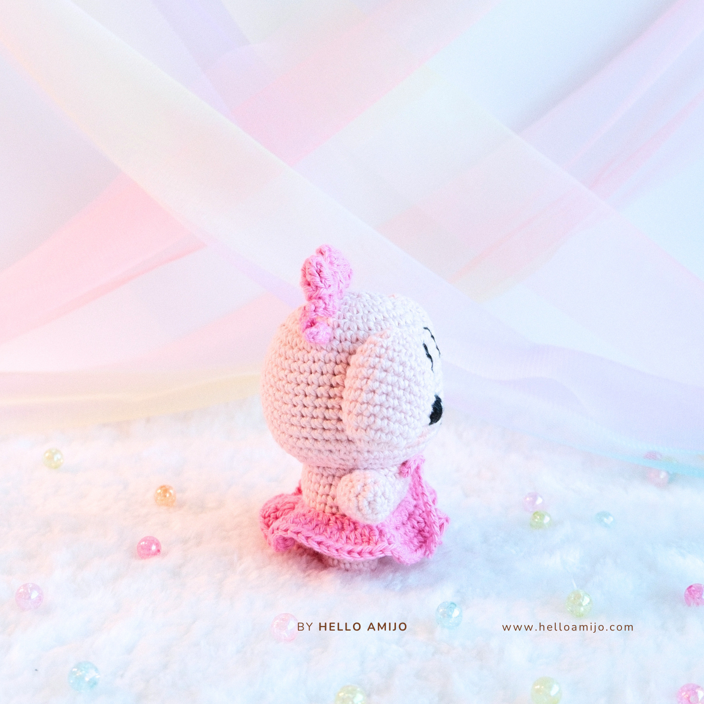Lady Sakura Amigurumi Crochet Pattern PDF