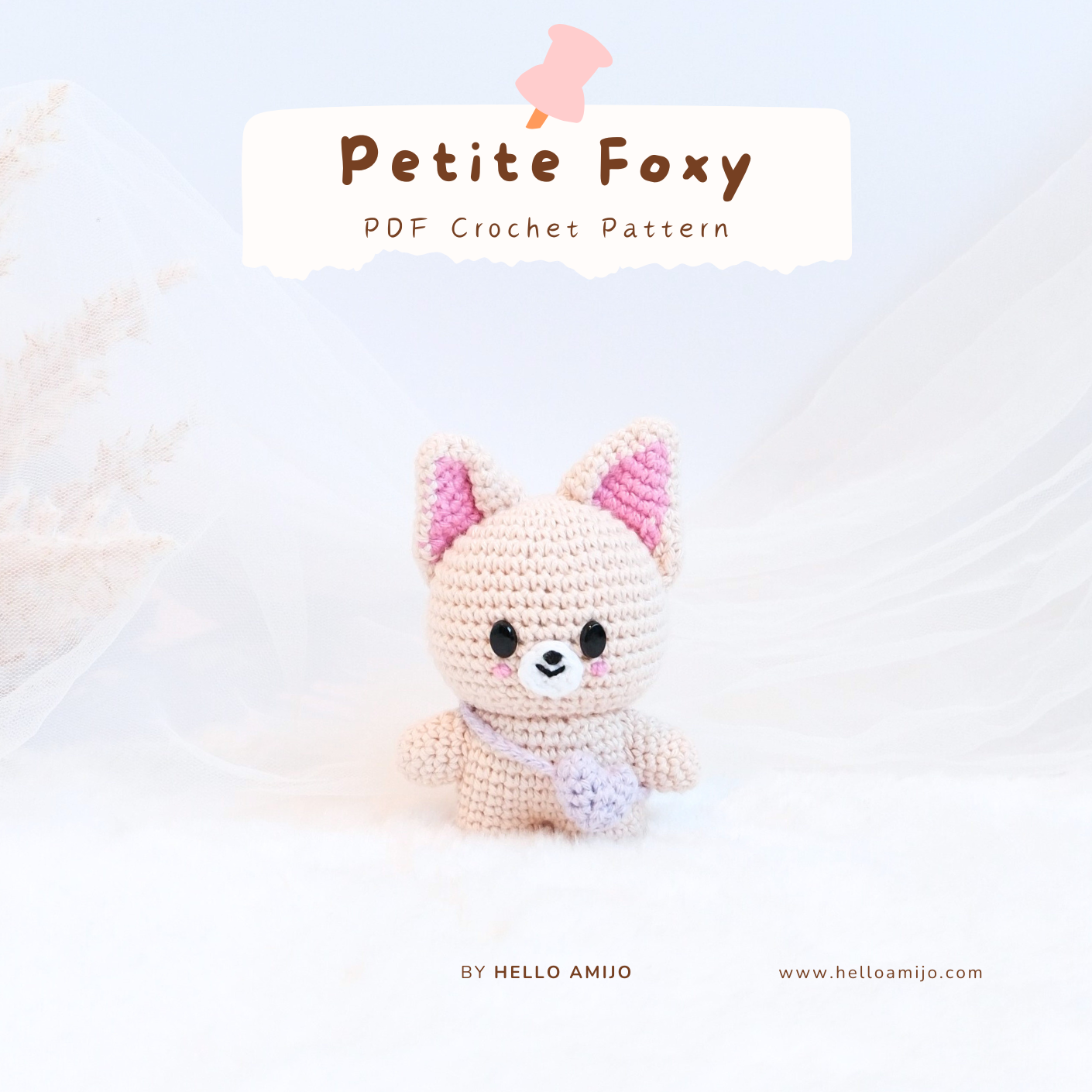 Petite Foxy Amigurumi Crochet Pattern PDF