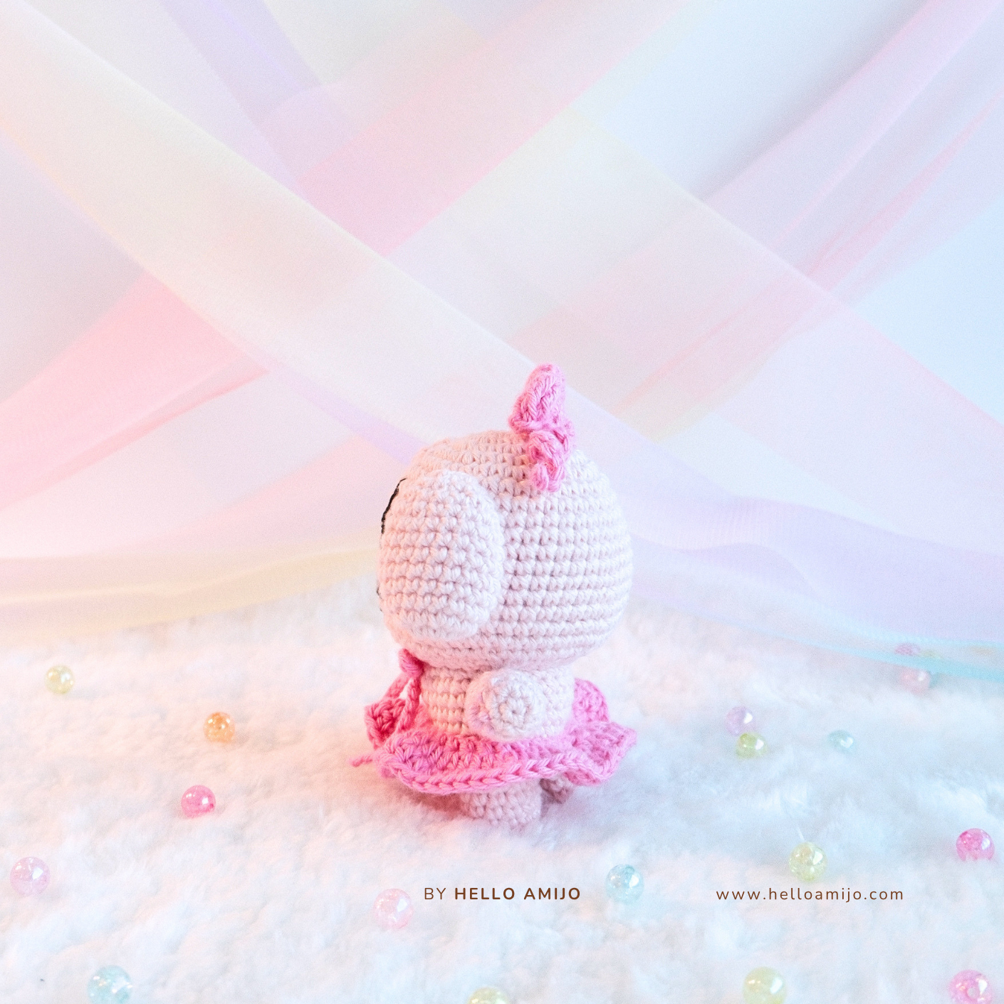 Lady Sakura Amigurumi Crochet Pattern PDF