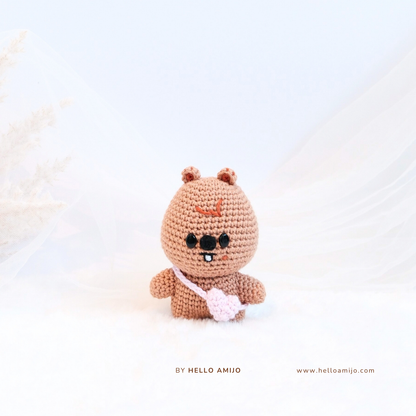 Petite Quokka Amigurumi Crochet Pattern PDF