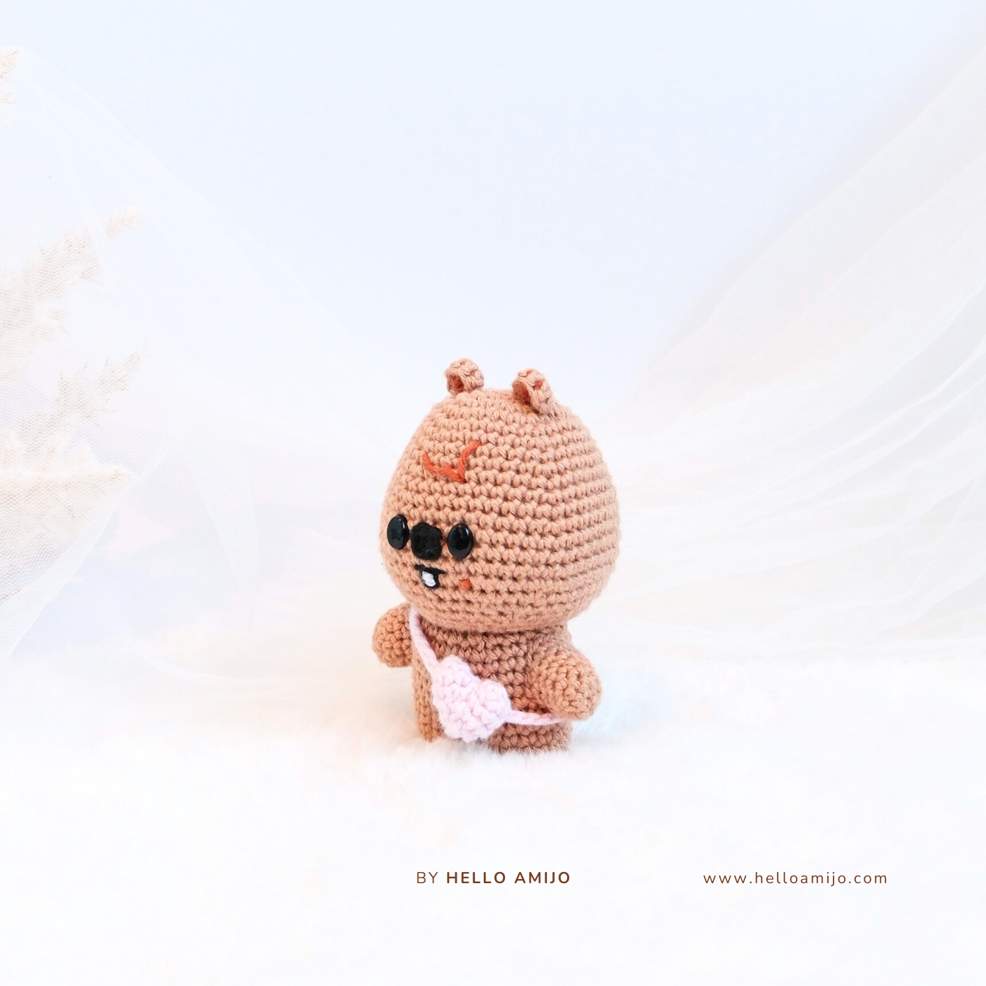 Petite Quokka Amigurumi Crochet Pattern PDF