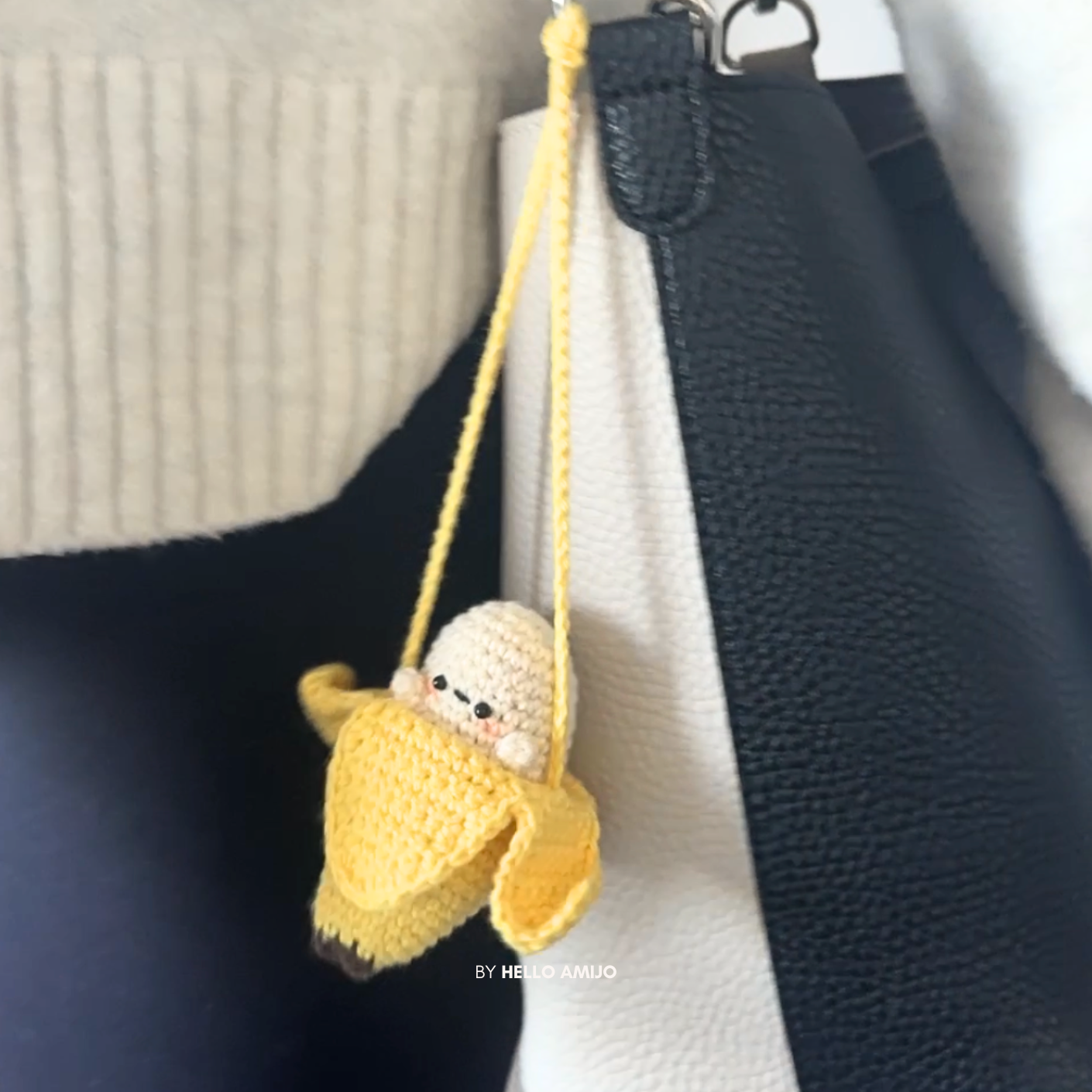 Banana Amigurumi Crochet Pattern PDF