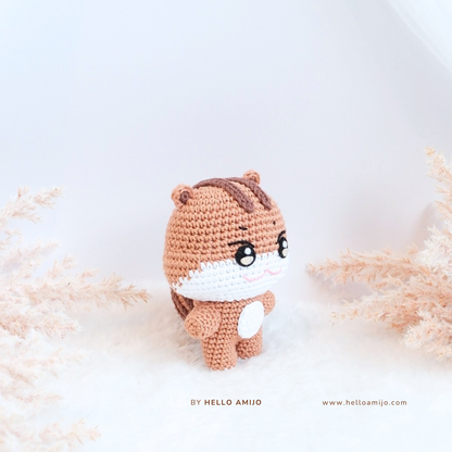 Lovely Squirrel Amigurumi Crochet Pattern PDF