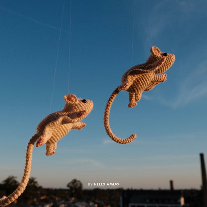 Sugar Glider Amigurumi Crochet Pattern