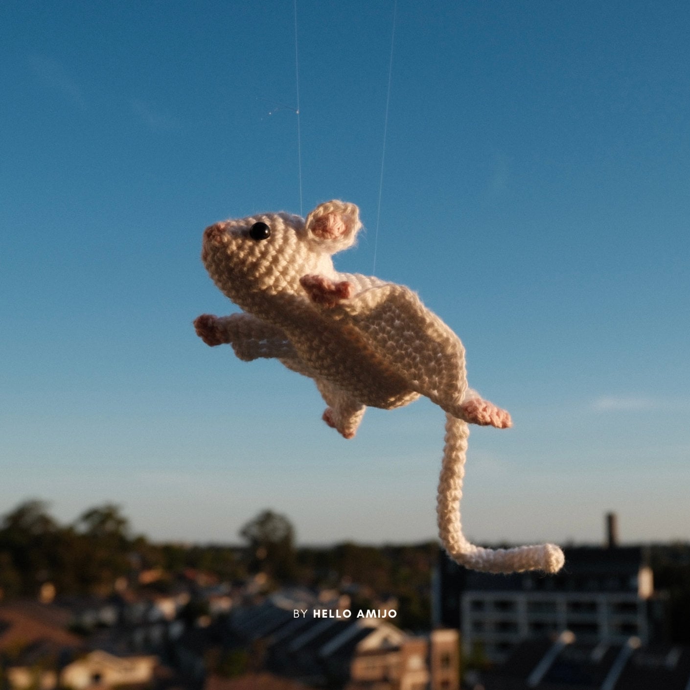 Sugar Glider Amigurumi Crochet Pattern