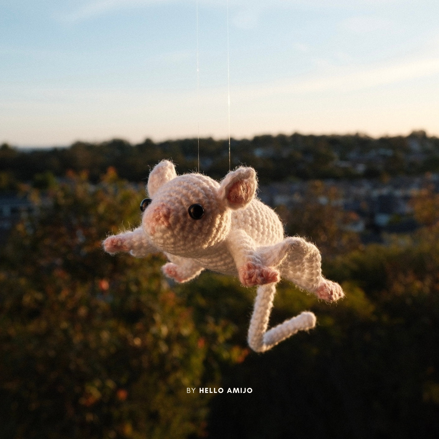 Sugar Glider Amigurumi Crochet Pattern
