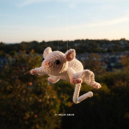 Sugar Glider Amigurumi Crochet Pattern