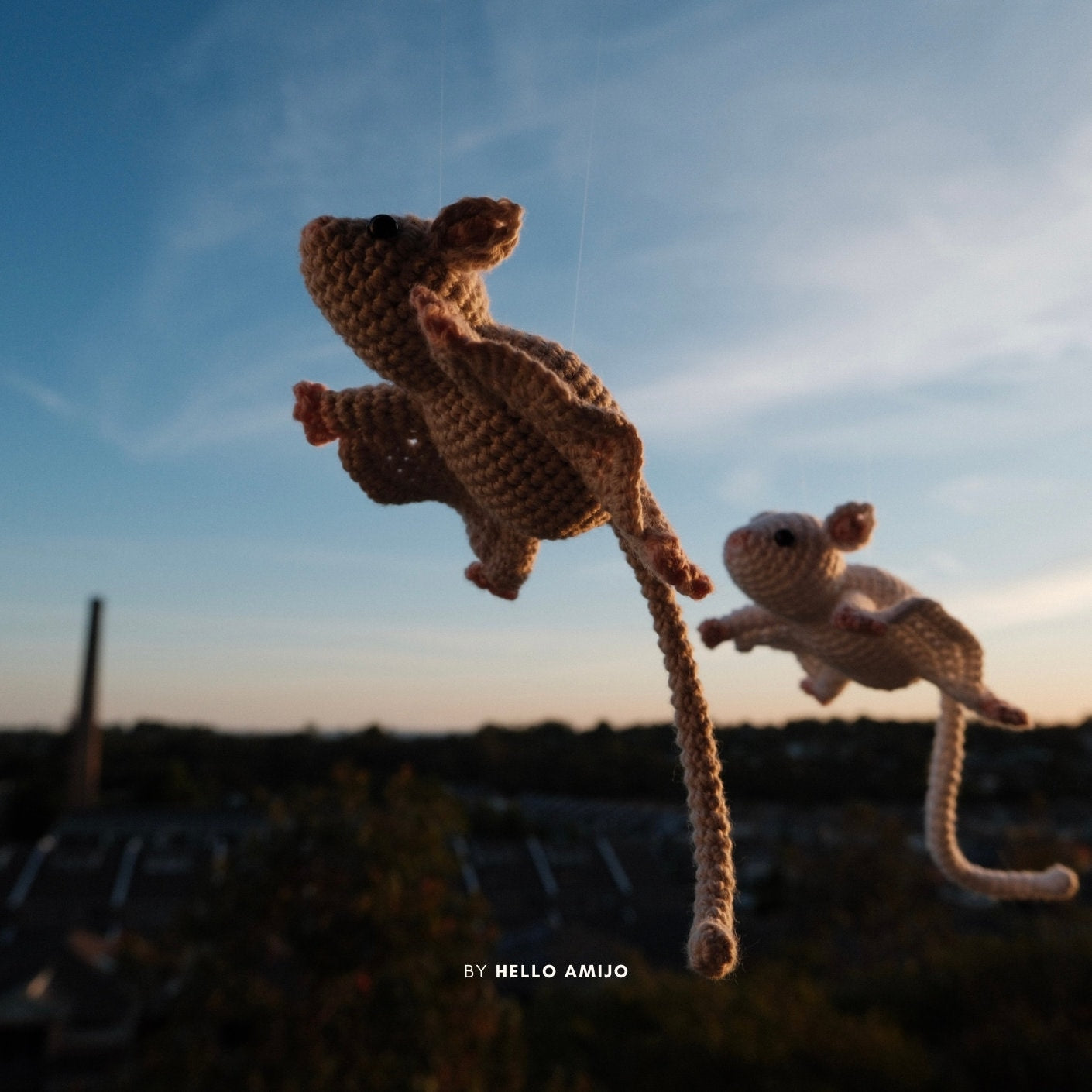 Sugar Glider Amigurumi Crochet Pattern