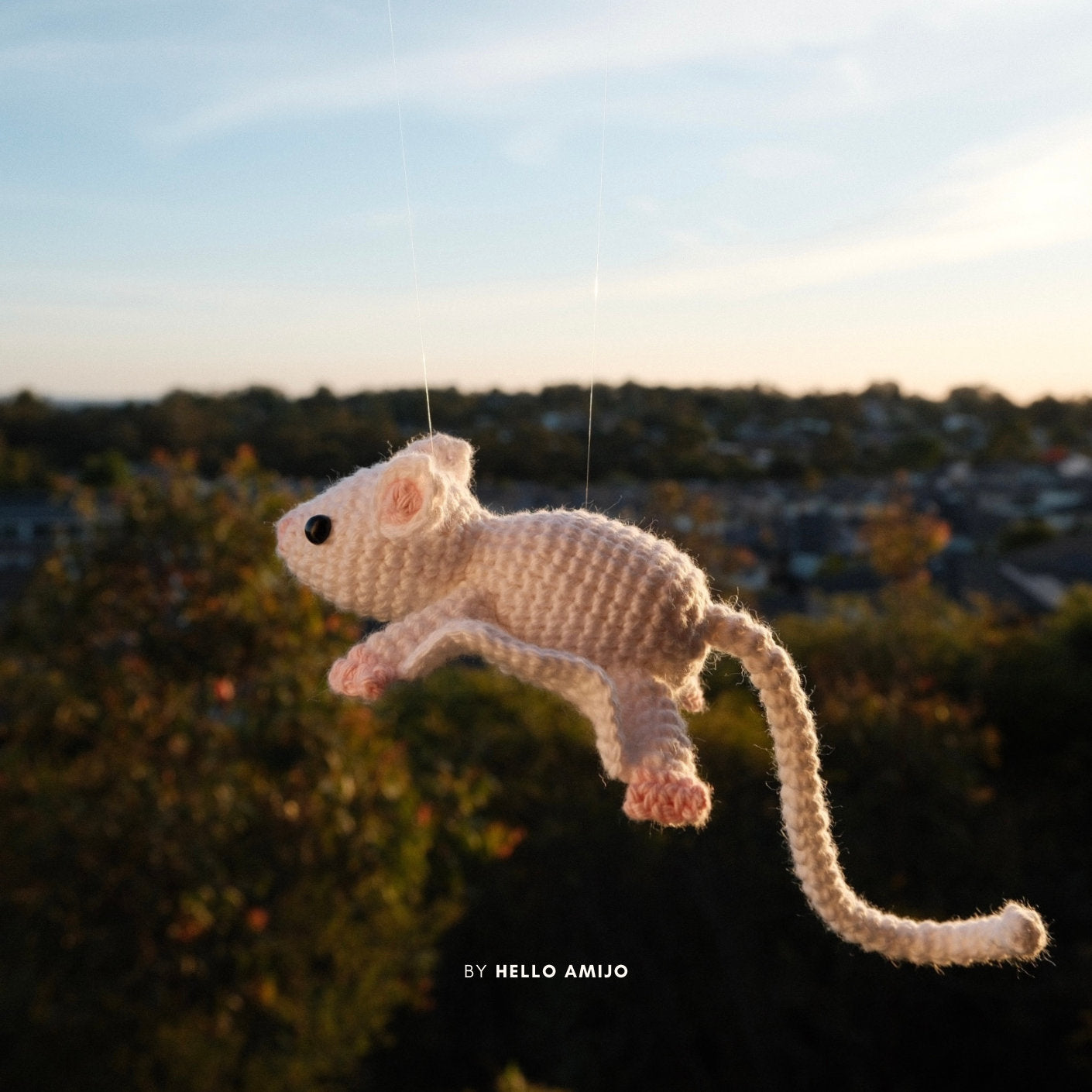 Sugar Glider Amigurumi Crochet Pattern