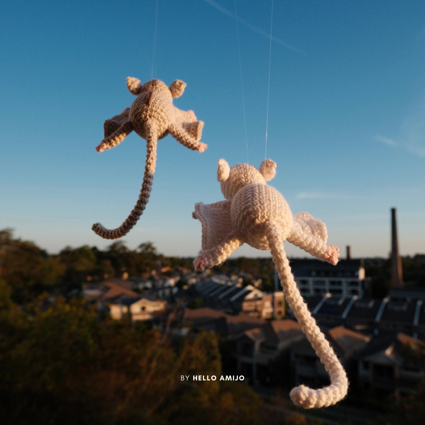 Sugar Glider Amigurumi Crochet Pattern